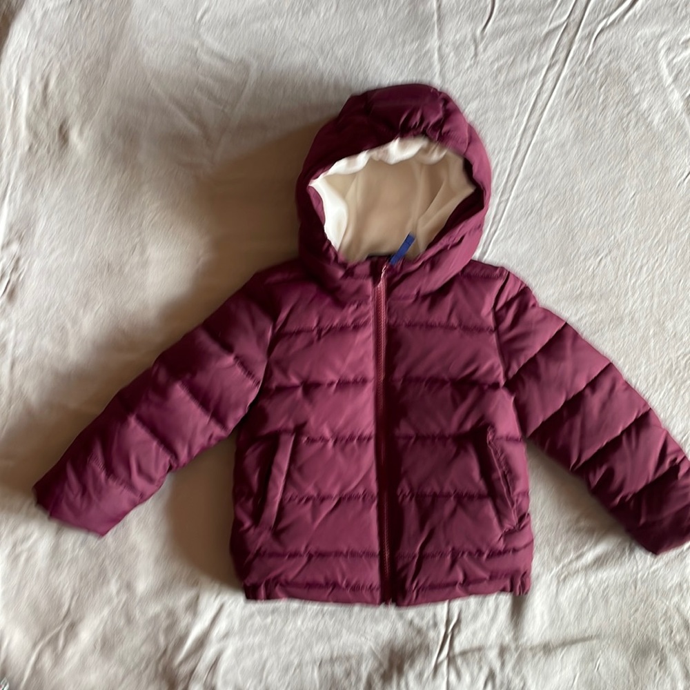 Primary Fleece-lined puffer coat